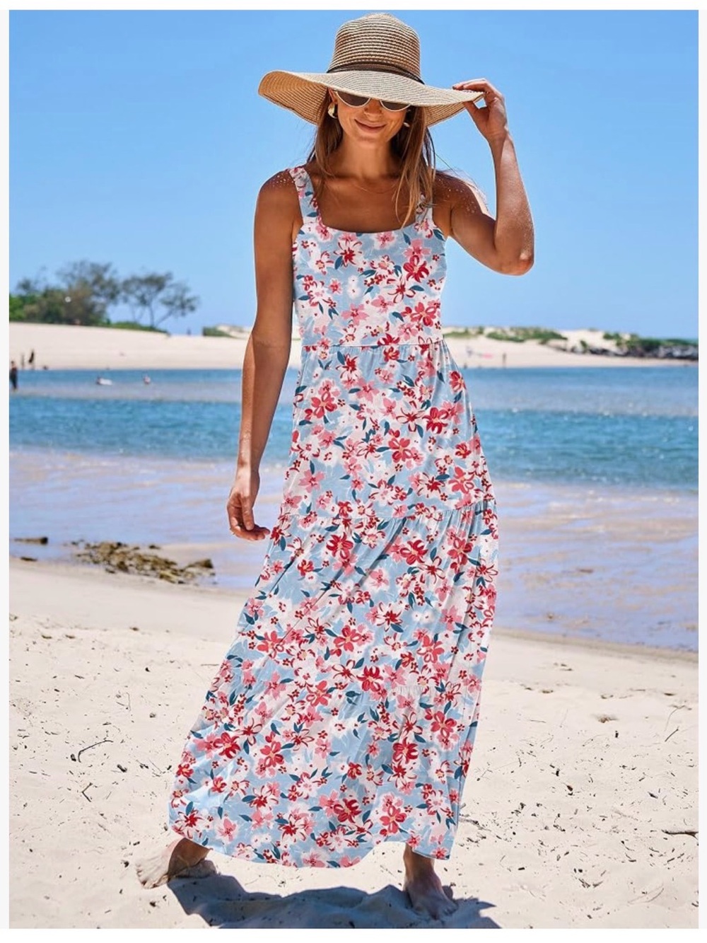 NWT Floral Sundress with Pockets-S